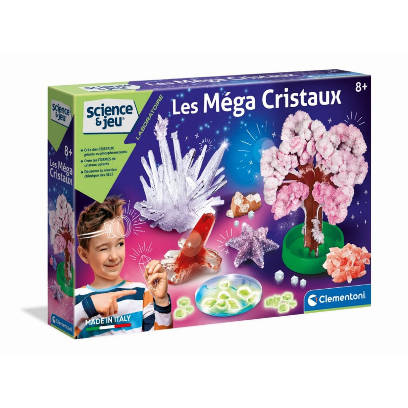 Science Game Clementoni The Mega Crystals French 52490