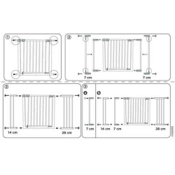 Barrier extensions Safety 1st 14 cm