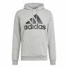 Men’s Hoodie Adidas  Essentials Fleece Big Logo Grey