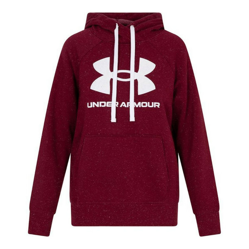 Women’s Hoodie Under Armour Fleece Rival Red Dark Red