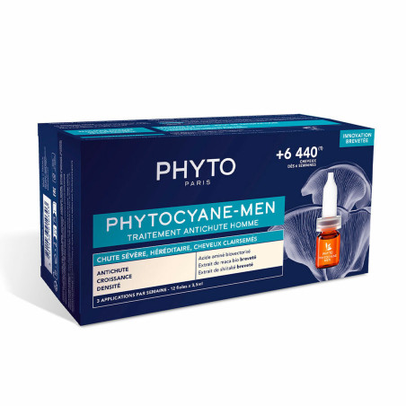 Anti-Hair Loss Ampoulles Phyto Paris Phytocyane Men 12 x 3,5 ml