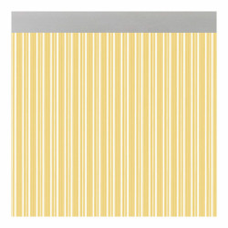 Curtain Acudam Ferrara Doors Yellow Transparent Exterior PVC Aluminium 90 x 210 cm