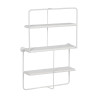 Shelves White Iron 51 x 14 x 72 cm