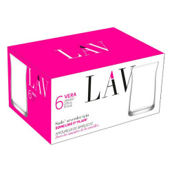 Set of glasses LAV Vera 275 ml 6 Pieces (8 Units)