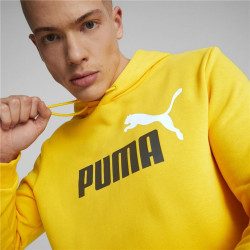 Men’s Hoodie Puma Essentials + Two Tone Big Logo Yellow