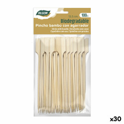 Bamboo toothpicks Algon 13,5 cm Set 100 Pieces (30 Units)