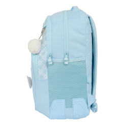 School Bag Glow Lab Cisnes Blue 32 x 42 x 15 cm