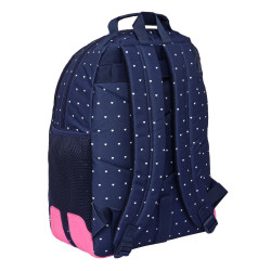 School Bag Safta Paris Pink Navy Blue 32 x 42 x 15 cm