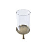 Candle Holder DKD Home Decor Crystal Golden Aluminium (13 x 13 x 53 cm)