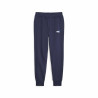 Adult's Tracksuit Bottoms Puma Ess+ 2 Col LogonT Navy Blue Men