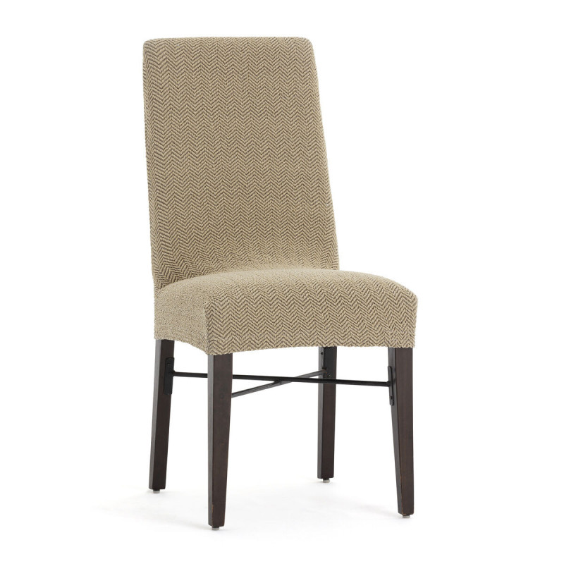 Chair Cover Eysa JAZ Beige 50 x 60 x 50 cm 2 Units