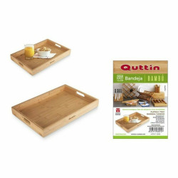 Tray Quttin 62326 Bamboo 40 x 27 x 4,6 cm (6 Units)