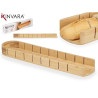 Bamboo Bread Board Brown Bamboo 50 x 4,5 x 11 cm (6 Units)