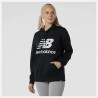 Women’s Hoodie New Balance Essentials Stacked Logo Black