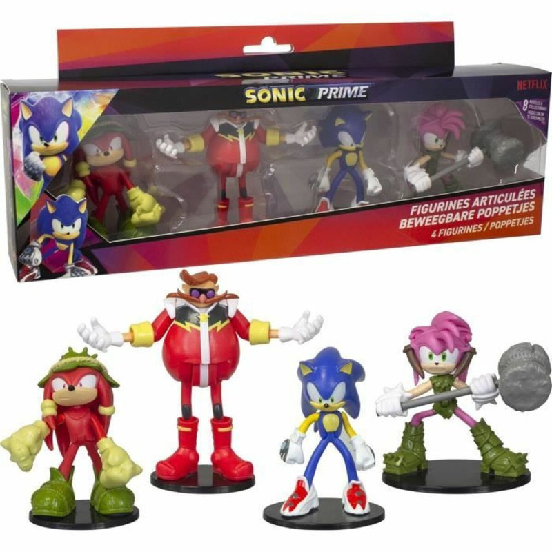 Jointed Figures Sonic Prime 4 Pieces