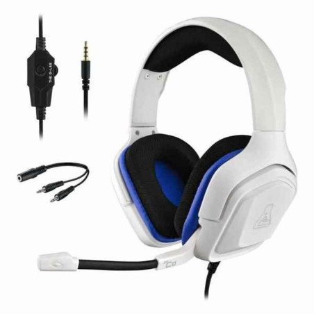 Headphones with Microphone The G-Lab KORP-COBALT-W White Wireless