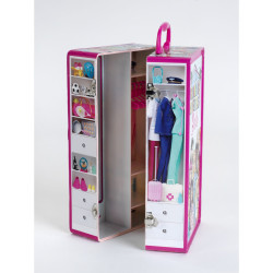 Wardrobe Barbie Cabinet Briefcase