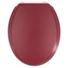 Toilet Seat Gelco Dolce Burgundy MDF Wood