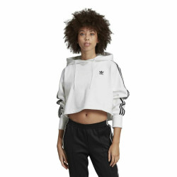 Women’s Hoodie Adidas Cropped White