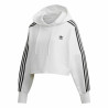 Women’s Hoodie Adidas Cropped White