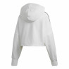 Women’s Hoodie Adidas Cropped White