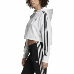 Women’s Hoodie Adidas Cropped White