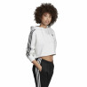 Women’s Hoodie Adidas Cropped White