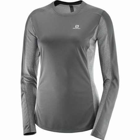 Women’s Long Sleeve Shirt Salomon Agile LS Dark grey