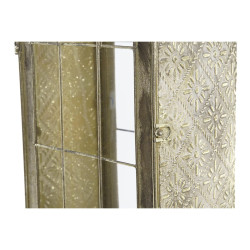 Lantern DKD Home Decor Crystal Golden Metal (18 x 13 x 43 cm)