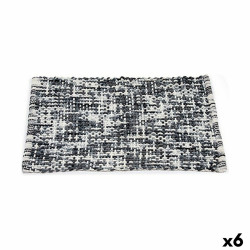 Non-slip Shower Mat 50 x 80 cm Dark grey (6 Units)