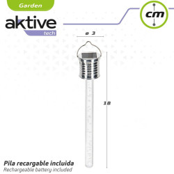 Solar lamp Aktive 3 x 17,5 x 3 cm (24 Units)