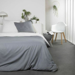 Bedding set TODAY White Light grey Double bed 200 x 200 cm