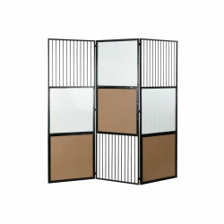 Folding screen DKD Home Decor Metal Bamboo Crystal (180 x 1.8 x 180 cm)