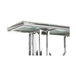 Console DKD Home Decor Crystal Steel (120 x 40 x 78 cm)