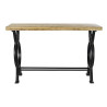 Console DKD Home Decor Natural Black Metal Vintage Mango wood industrial (120 x 45 x 76 cm)