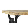 Console DKD Home Decor Natural Black Metal Vintage Mango wood industrial (120 x 45 x 76 cm)