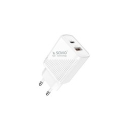 Wall Charger Savio LA-04 White 18 W