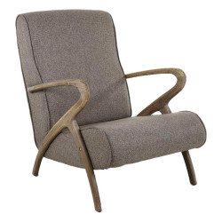 Armchair DKD Home Decor Dark grey Fir 57 x 55 x 85 cm 67 x 80 x 85 cm 61 x 72 x 85 cm