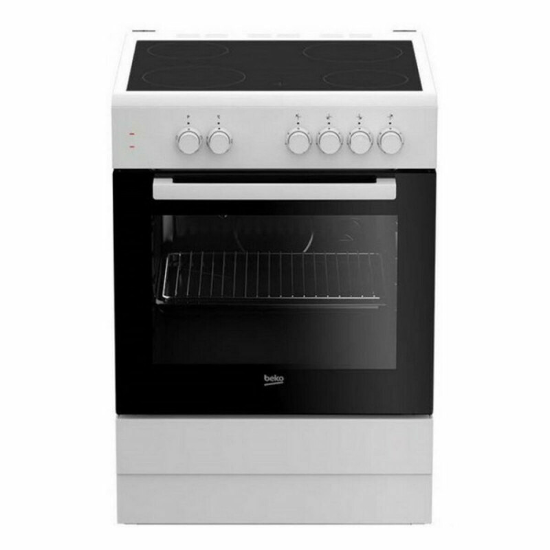 Combined Oven and Glass-Ceramic Hob BEKO FSS67000GW 71 L 60 cm White