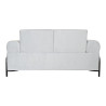 Sofa DKD Home Decor Black Metal Polyester Celeste (154 x 76 x 76 cm)