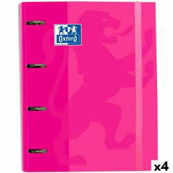 Ring binder Oxford Classic Fuchsia A4+ (4 Units)