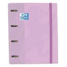 Ring binder Oxford Touch Light mauve A4+ (4 Units)