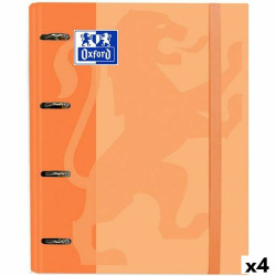 Ring binder Oxford Classic Peach A4+ (4 Units)