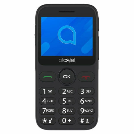 Mobile phone Alcatel 2020X 4 mb ram Black 16 GB RAM Silver