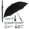 Umbrella Perletti Golf XXL Black Polyester Ø 132 cm