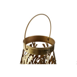 Lantern DKD Home Decor Golden Metal 25 x 25 x 42 cm