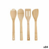 Set of Kitchen Utensils Bamboo (24 Units)