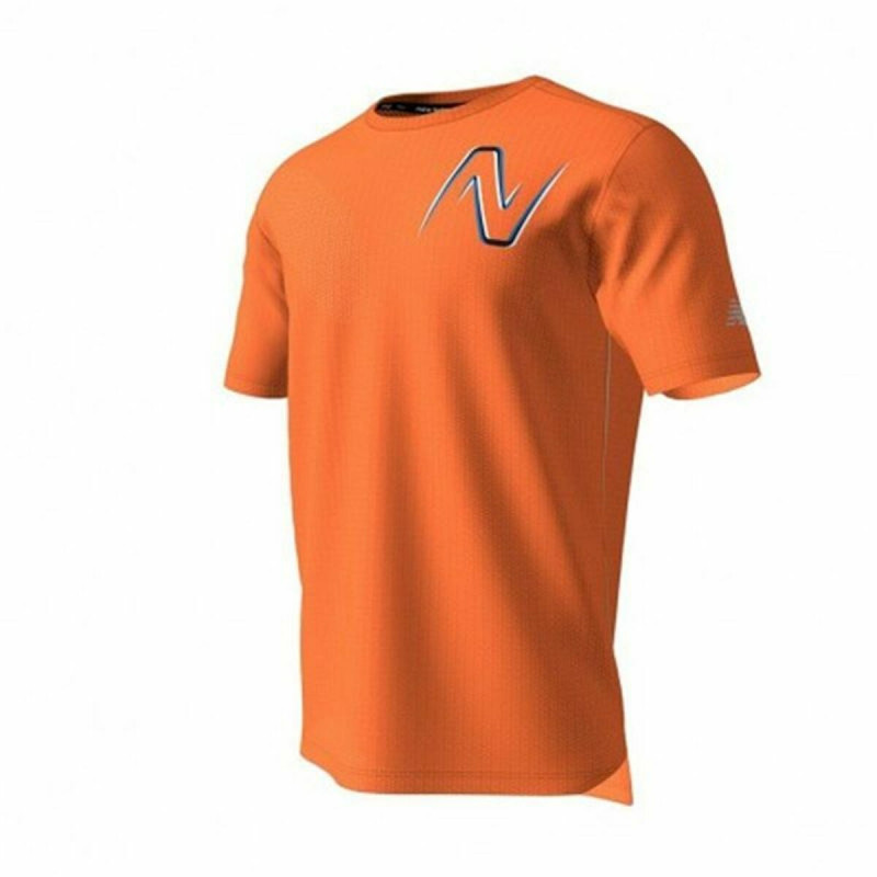 Men’s Short Sleeve T-Shirt New Balance GR Impact Run Orange