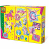 Educational Game SES Creative Glitter unicorns 3 in 1