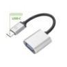 USB A to USB C Cable Celly PROUSBCUSBDS Silver